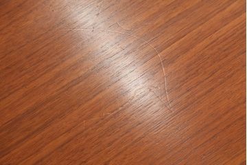 アンティーク家具　北欧アンティーク　上質なチーク材両袖机(ニーホールデスク)