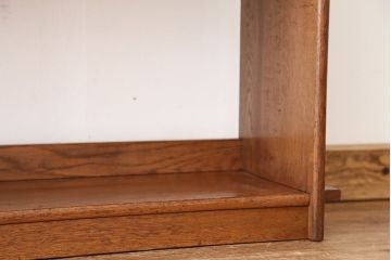 アンティーク家具　アンティーク　高級!古いナラ材の上質な本棚(飾り棚)