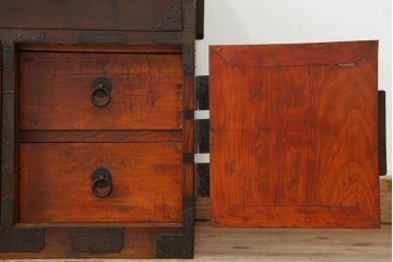 アンティーク家具　古民具・骨董　時代箪笥ローボード(ローチェスト)