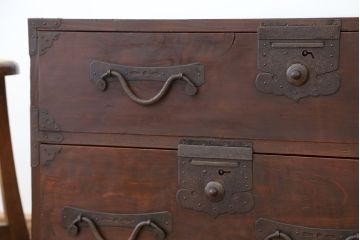 アンティーク家具　古民具・骨董　時代箪笥ローボード(ローチェスト)