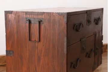 アンティーク家具　古民具・骨董　時代箪笥ローボード(ローチェスト)