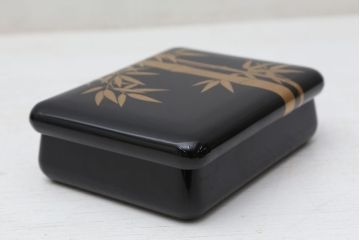 アンティーク雑貨　○大正〜昭和初期!輪島屋・木製蒔絵煙草盆