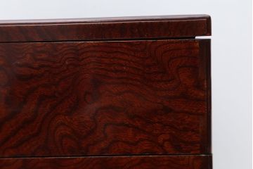 アンティーク雑貨　大正期!古い欅の四段重箱(漆器)