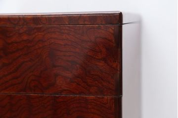 アンティーク雑貨　大正期!古い欅の四段重箱(漆器)