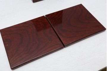 アンティーク雑貨　大正期!古い欅の四段重箱(漆器)