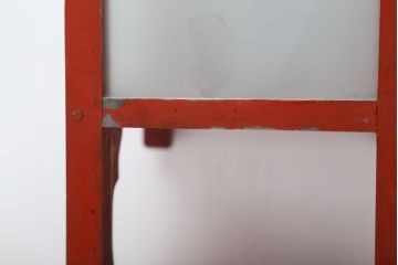 ○明治〜大正!古い朱塗行灯(照明・蝋燭)