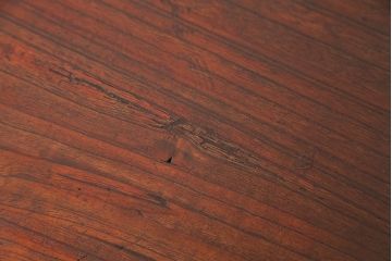 アンティーク家具　古民具・骨董　鉄脚の観音開き時代箪笥ローボード(ローチェスト)