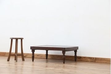 アンティーク家具　古民具・骨董　味のあるテーブル(机・ちゃぶ台)