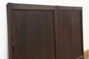 古民具・骨董　味のある引き戸(窓)2枚セット