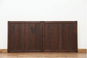古民具・骨董　味のある引き戸(窓)2枚セット