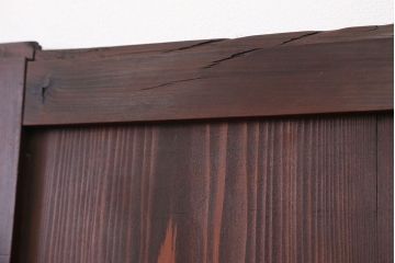 古民具・骨董　美品!時代格子帯戸　4枚セット