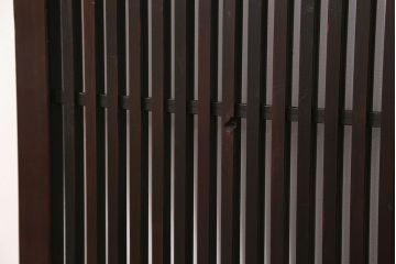 古民具・骨董　明治〜大正期　古い木のアンティーク格子戸4枚セット