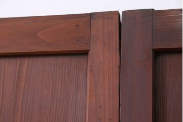 アンティーク　古いお家の幅のせまい格子帯戸　4枚セット
