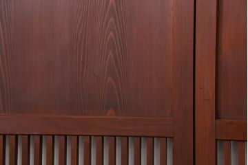 アンティーク　古いお家の幅のせまい格子帯戸　4枚セット