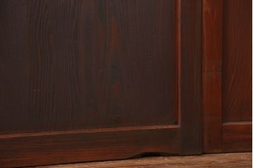 アンティーク　古いお家の幅のせまい格子帯戸　4枚セット