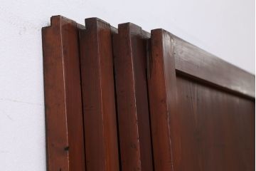 アンティーク　古いお家の幅のせまい格子帯戸　4枚セット