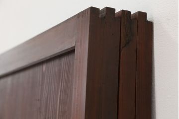 アンティーク　古いお家の幅のせまい格子帯戸　4枚セット