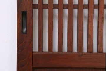 アンティーク　古いお家の幅のせまい格子帯戸　4枚セット