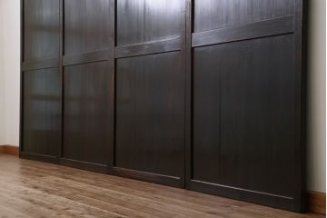 古民具・骨董　味わい深い帯戸　4枚セット