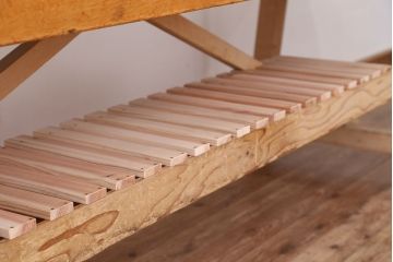 アンティーク家具　アンティーク　特大!天板無垢材一枚板幅3.6m　特大作業台(テーブル、陳列台)