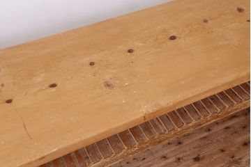アンティーク家具　アンティーク　特大!天板無垢材一枚板幅3.6m　特大作業台(テーブル、陳列台)(2)