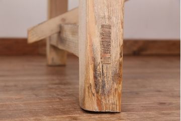 アンティーク家具　アンティーク　特大!天板無垢材一枚板幅3.6m　特大作業台(テーブル、陳列台)(2)