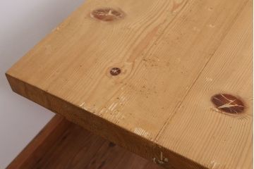 アンティーク家具　アンティーク　天板無垢材の特大作業台(幅3.6m)　