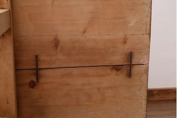 アンティーク家具　アンティーク　天板無垢材の特大作業台(幅3.6m)　