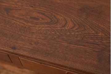 アンティーク家具　アンティーク　古い木のシンプルな文机(テーブル)