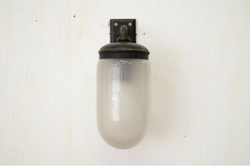 昭和初期!古いブラケットガラス照明(電笠)