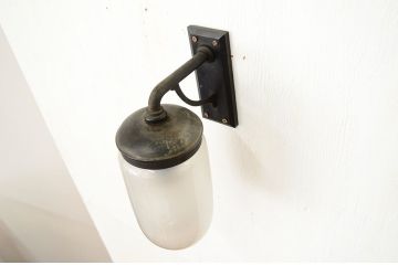 昭和初期!古いブラケットガラス照明(電笠)