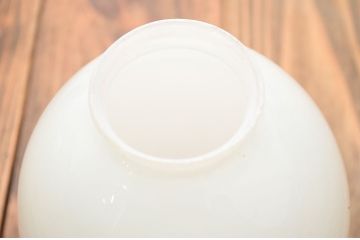 昭和初期!古い乳白ガラス照明(電笠)