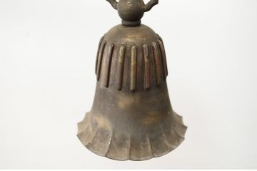 アンティーク　明治〜大正!古い洋館の真鍮製天井照明(電笠)