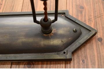 アンティーク　明治～大正!古い洋館の真鍮製天井照明?
