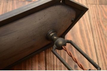 アンティーク　明治～大正!古い洋館の真鍮製天井照明(電笠)?