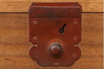アンティーク家具　古民具・骨董　古い商家の帳場小箪笥(小引き出し・帳場箪笥)