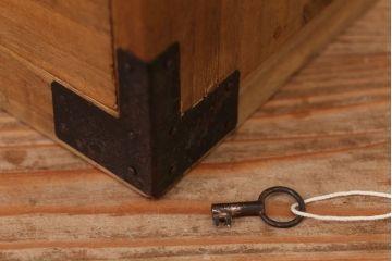 アンティーク家具　古民具・骨董　古い商家の帳場小箪笥(小引き出し・帳場箪笥)
