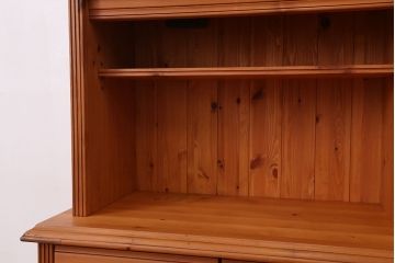 中古　シャルドネ　パイン材食器棚