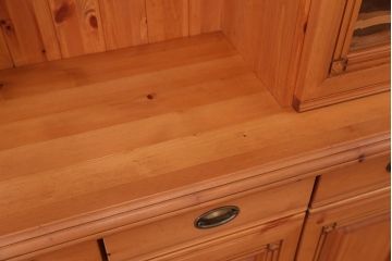 中古　シャルドネ　パイン材食器棚
