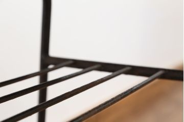 アンティーク家具　アンティーク　古い鉄脚のテーブル(サイドテーブル、鉄足、机、在宅ワーク、在宅用テーブル、作業台、デスク)