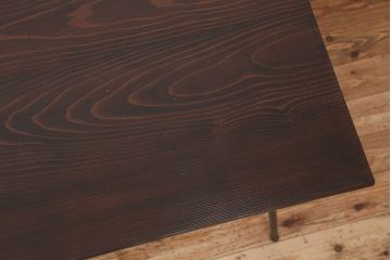 アンティーク家具　アンティーク　古材天板のアイアンテーブル(作業台、机)