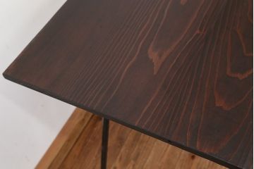 アンティーク家具　アンティーク　古材天板のアイアンテーブル(作業台、机)
