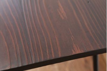 アンティーク家具　アンティーク　古材天板のアイアンテーブル(作業台、机)