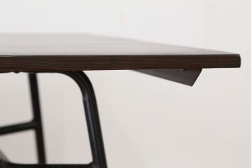 アンティーク家具　アンティーク　古材天板のアイアンテーブル(作業台、机)