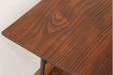 アンティーク家具　アンティーク　古材天板のアイアンテーブル(作業台・机)