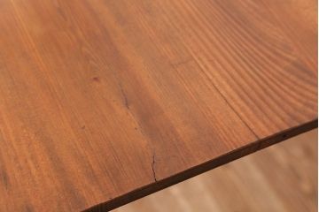 アンティーク家具　アンティーク　古材天板のアイアンテーブル(作業台・机)?