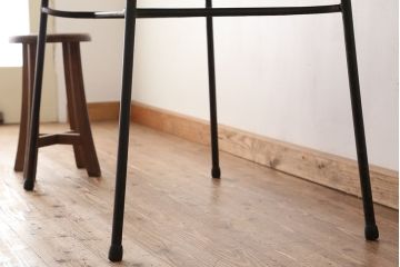 アンティーク家具　アンティーク　古材天板のアイアンテーブル(作業台・机)?