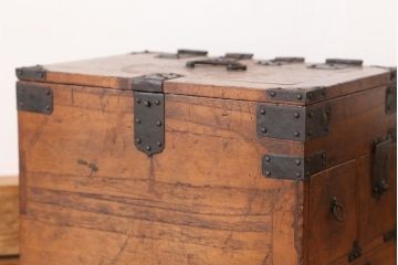 アンティーク家具　古民具・骨董　味のある硯箱(小引き出し)