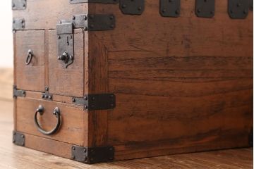 アンティーク家具　古民具・骨董　味のある硯箱(小引き出し)