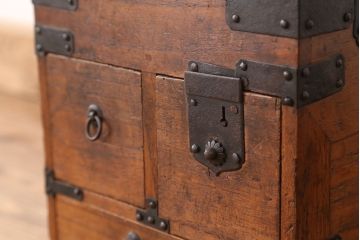 アンティーク家具　古民具・骨董　味のある硯箱(小引き出し)